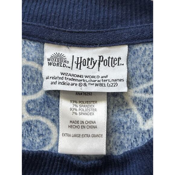 Harry Potter Wizarding World Ladies' Silky Stretch Velour 2PC Pajama Set XL EUC - Picture 4 of 14